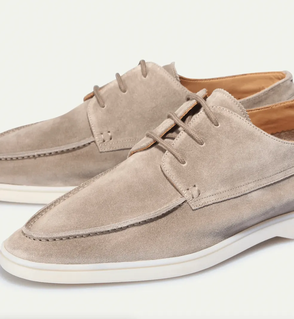 Adam | Suede lace-up Moccasins