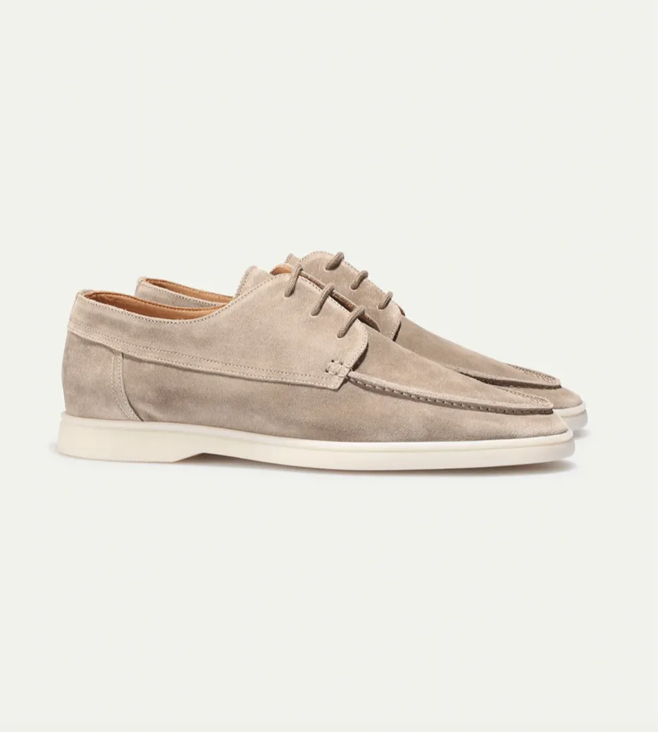 Adam | Suede lace-up Moccasins