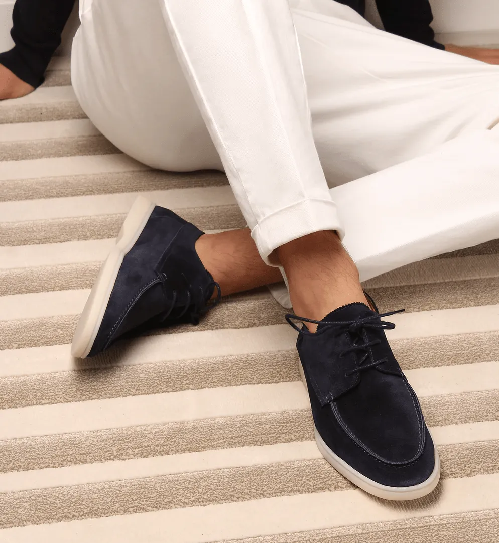 Adam | Suede lace-up Moccasins