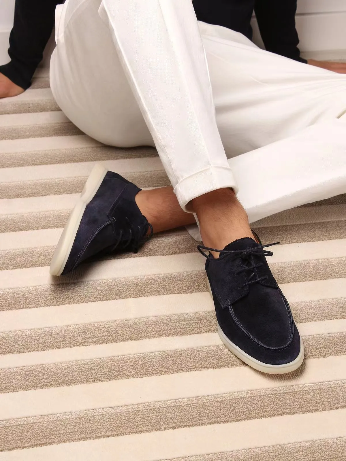 Adam | Suede lace-up Moccasins