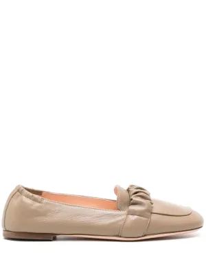 AGL Marla ruched loafers