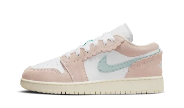 Air Jordan 1 Low Scalloped Edge Guava
