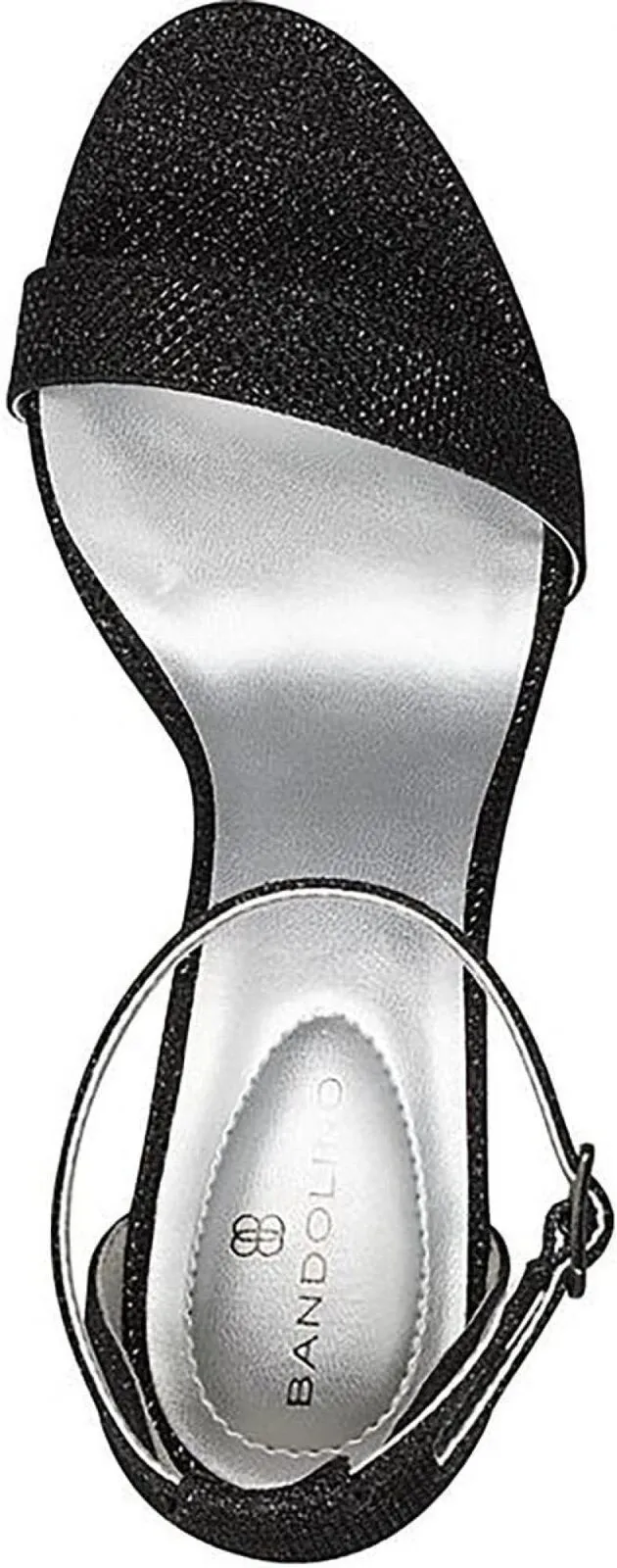 Bandolino Women's Armory Heeled Sandal Shoes BNARMORY2 Black Glamour 7.5M