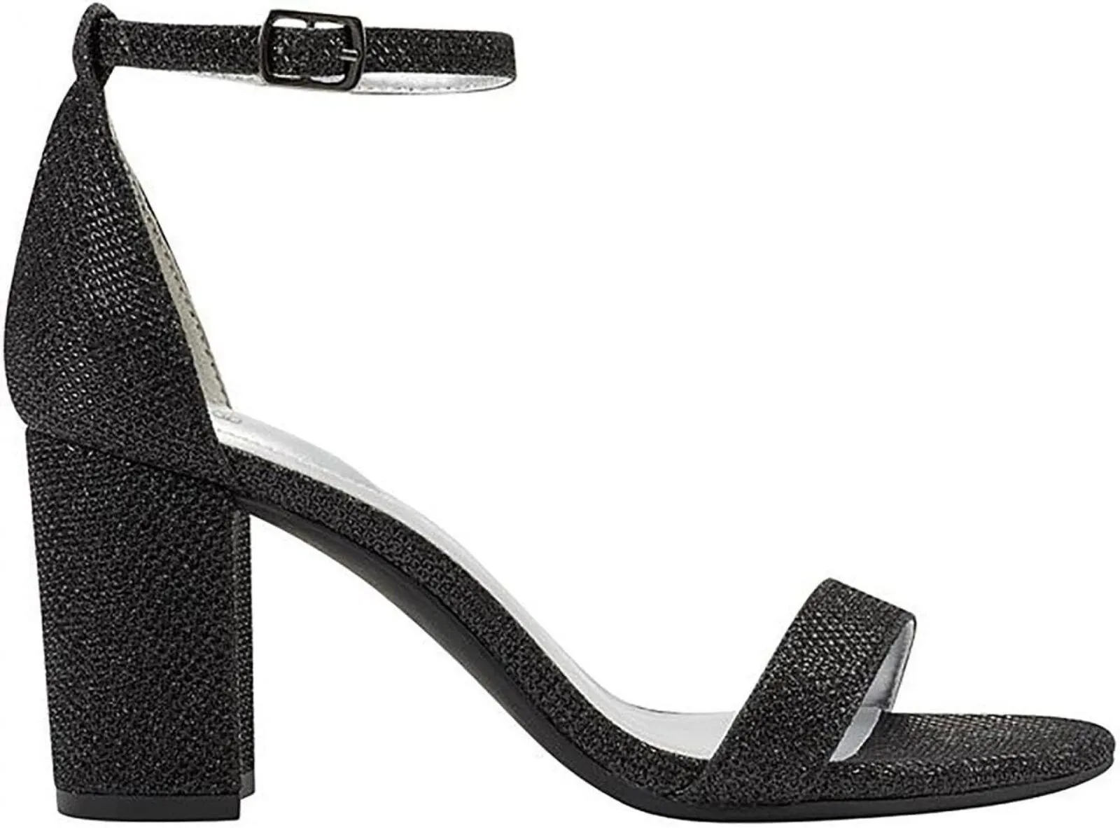 Bandolino Women's Armory Heeled Sandal Shoes BNARMORY2 Black Glamour 7.5M