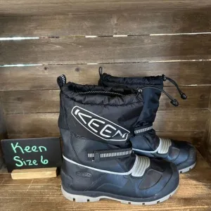 Big Kids Keen Snow Troll Waterproof Insulated Mid Winter Boots Size 6 Y GUC
