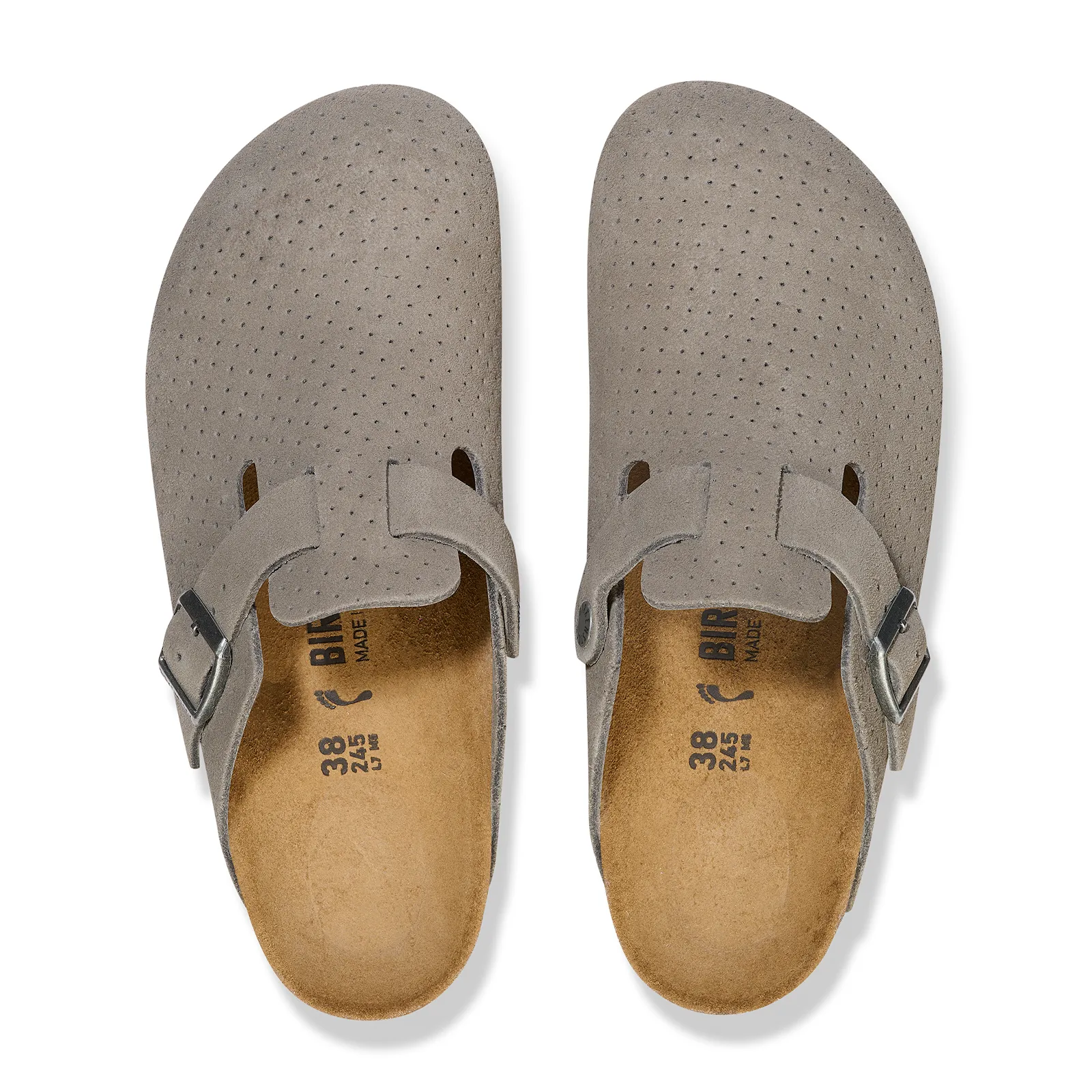Birkenstock Boston Narrow Clog (Women) - Dotted Stone Coin Suede