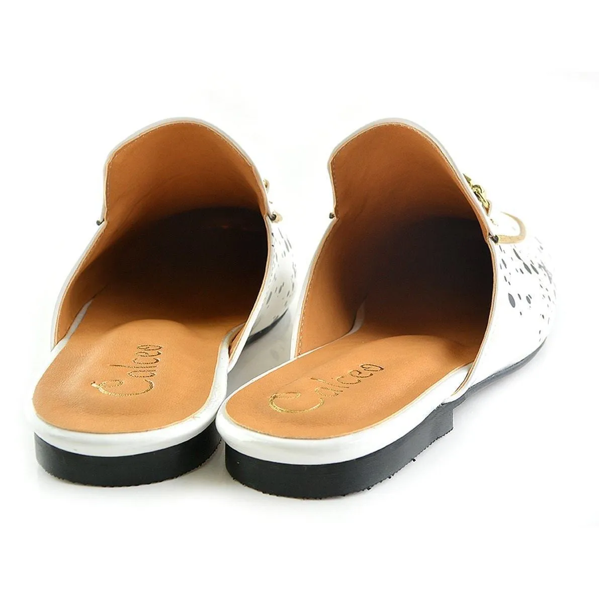 Black & White Butterfly Slip-On Loafer CAG101