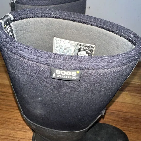 BOGS CLASSIC HIGH HANDLES Winter BOOTS US 6 BLACK (278) Unisex men’s 6