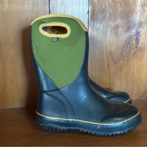 Bogs Slushie Neoprene Insulated and Waterproof Winter Boots, Green Multi, Size 6
