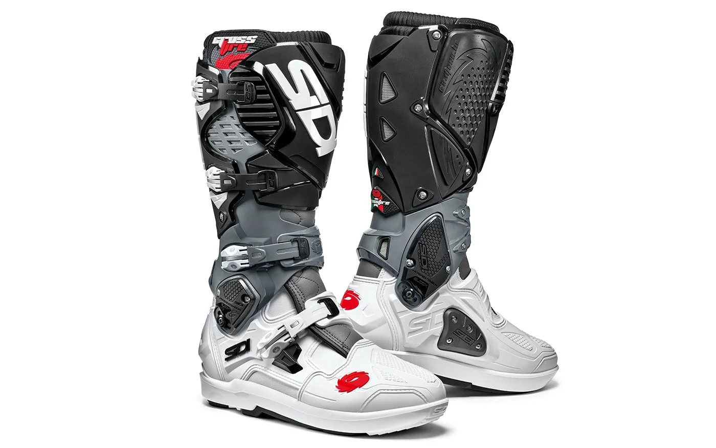 Boots Crossfire 3 SRS White Grey Black (PAR)