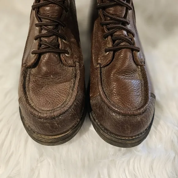 Cabela's Brown Hunting Hiking Camping Boots Gore-Tex Vibram Gum Lite Size 11D