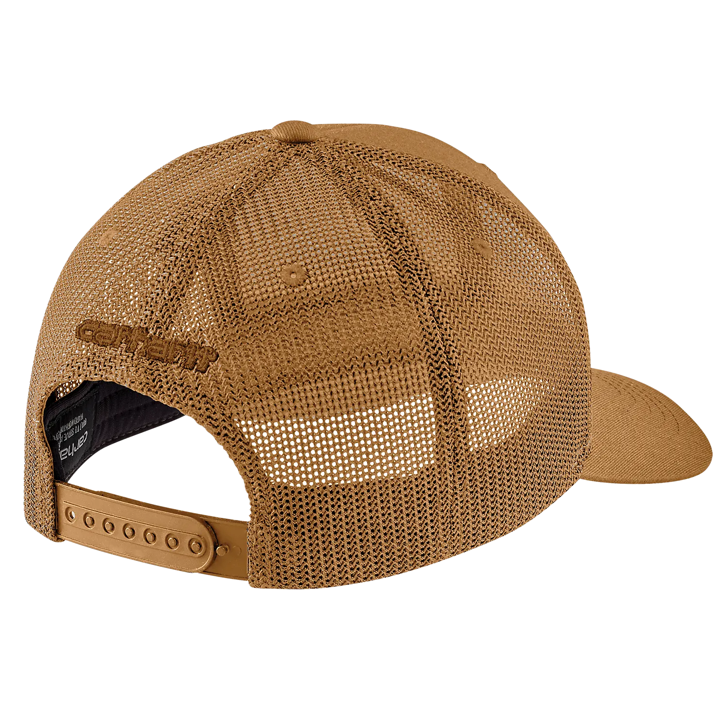 Carhartt Twill Mesh-Back Logo Patch Cap - 105216 BRN