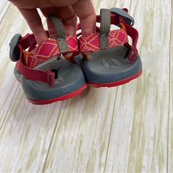Chaco Ecotread Pink &amp; Orange Z/1 Sandals