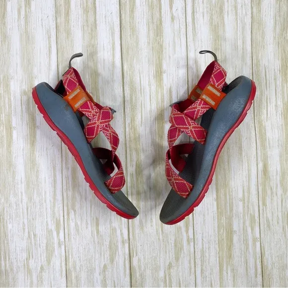 Chaco Ecotread Pink &amp; Orange Z/1 Sandals