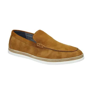 Charles Southwell St Ives Men's Slip On Moccasin Loafer Tan
