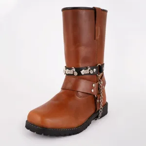 Chopper Leather Boot Chain - Biker Motorcycle Acessory