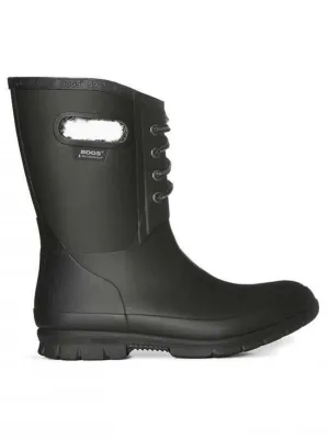 CL72103-8-Black Boots Bogs "Amanda" Lace Up