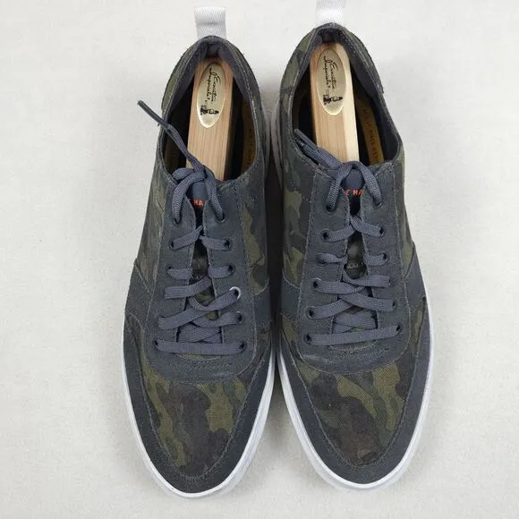 Cole Haan Shoes Mens Size 9.5 Green Camo GRANDPRO RALLY Canvas Court Sneakerrt
