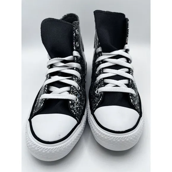 Converse Big Girls Chuck Taylor All Star Glitter Casual Sneakers Size 6