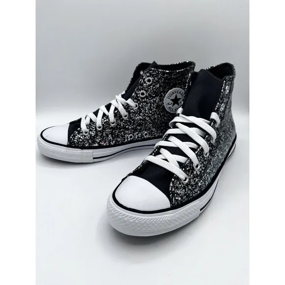 Converse Big Girls Chuck Taylor All Star Glitter Casual Sneakers Size 6