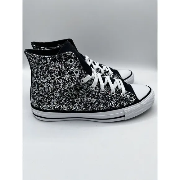 Converse Big Girls Chuck Taylor All Star Glitter Casual Sneakers Size 6