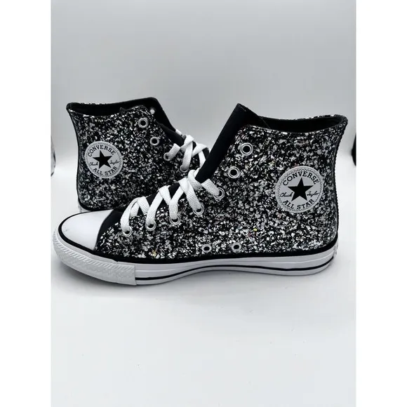Converse Big Girls Chuck Taylor All Star Glitter Casual Sneakers Size 6