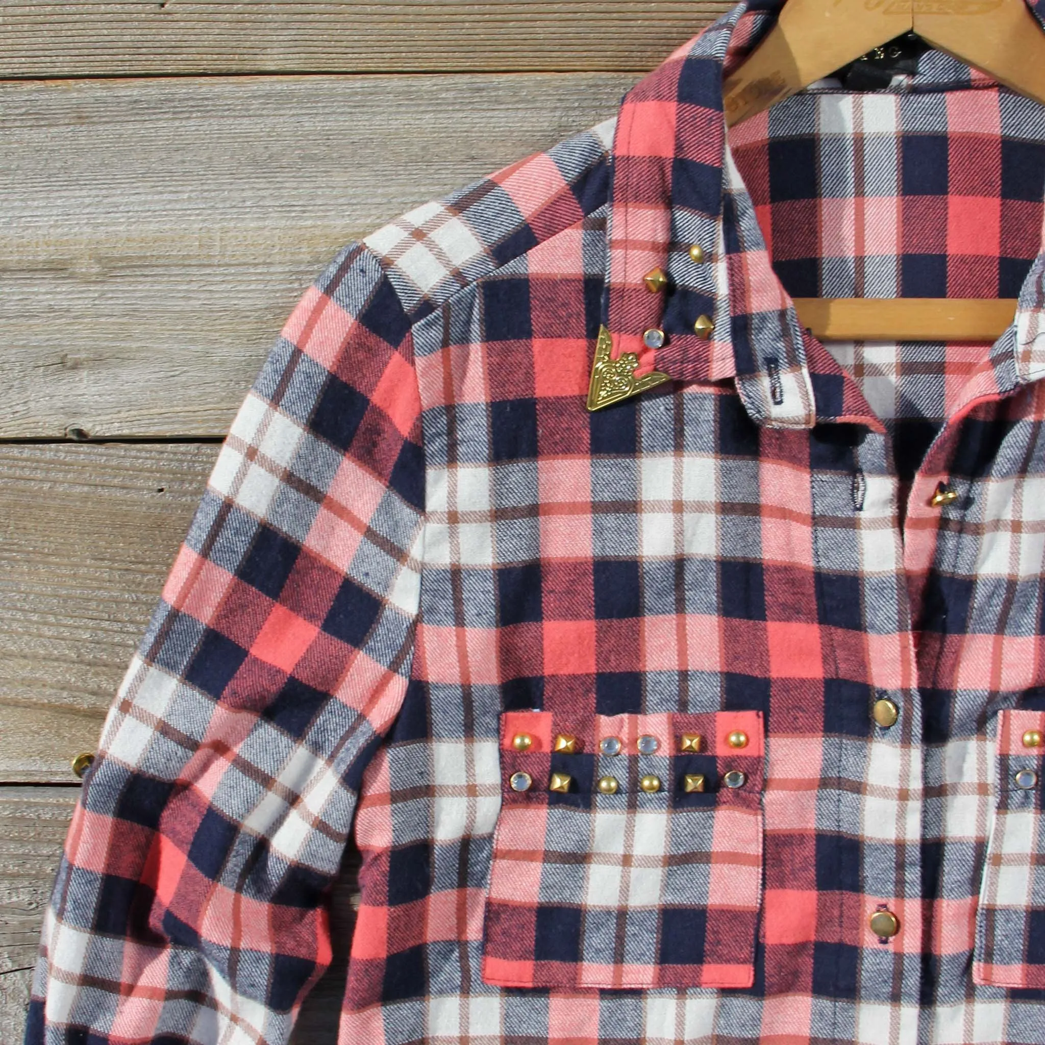Cozy Cabin Plaid Blouse