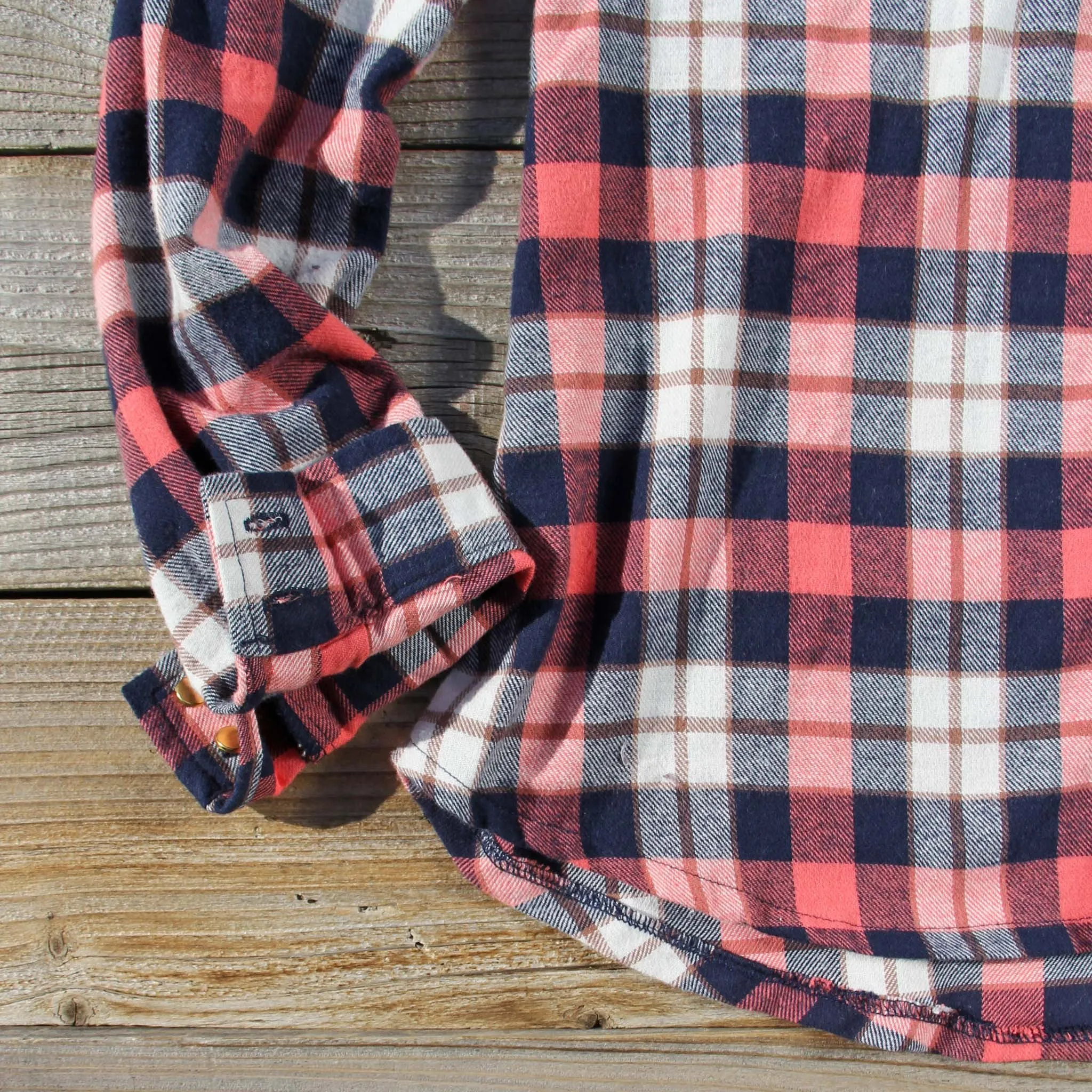 Cozy Cabin Plaid Blouse