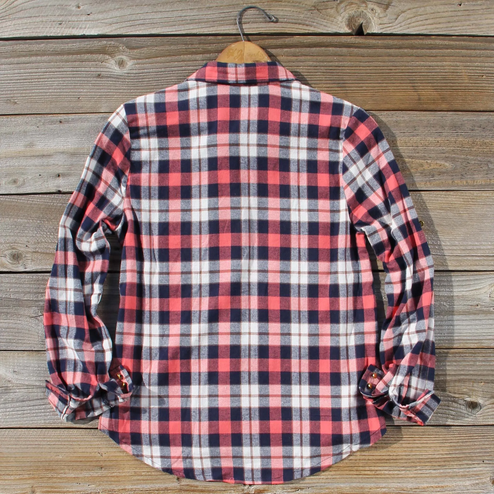 Cozy Cabin Plaid Blouse