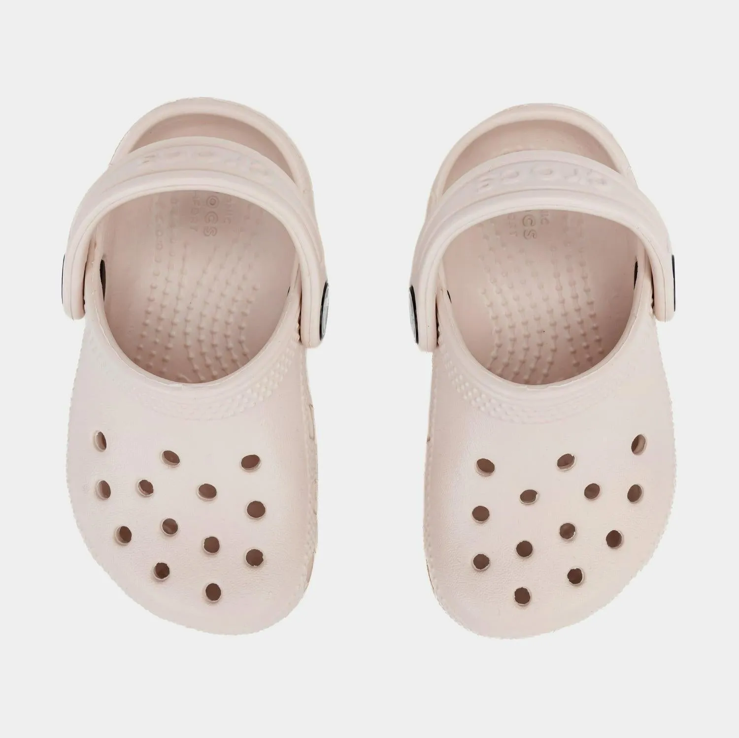 CROCS Classic Clog Infant TD Light Pink Back 206990-6UR Slide Sandal Slippers