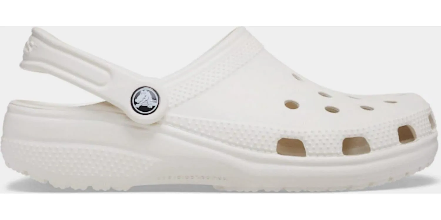 CROCS Classic Clog Stucco White 10001-160 Slide Sandal Slippers