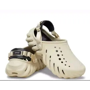 Crocs Echo Men’s Size 12 Clogs Echo Clog Bone Black 207937 New With Tags