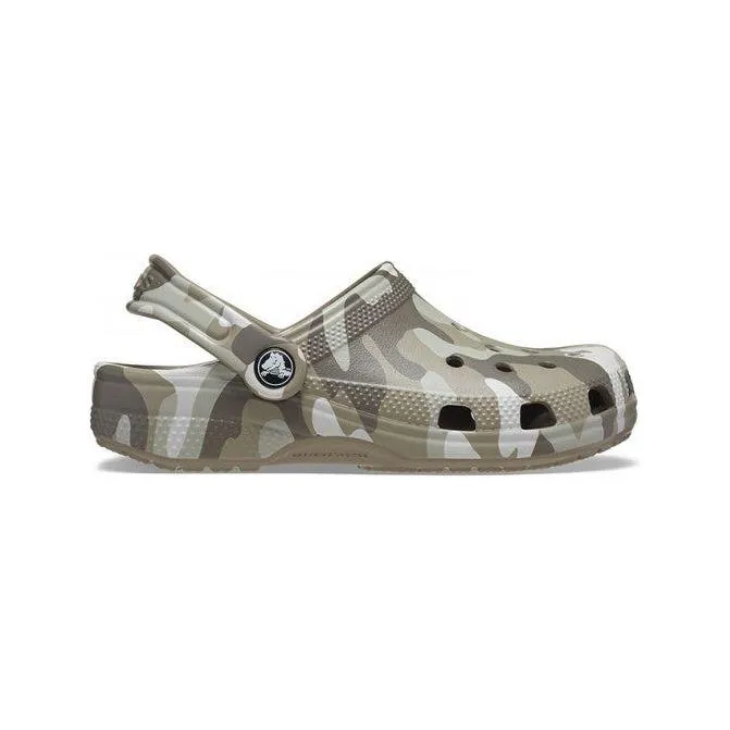 Crocs Kids Classic Camo Mushroom