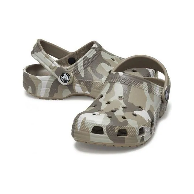 Crocs Kids Classic Camo Mushroom