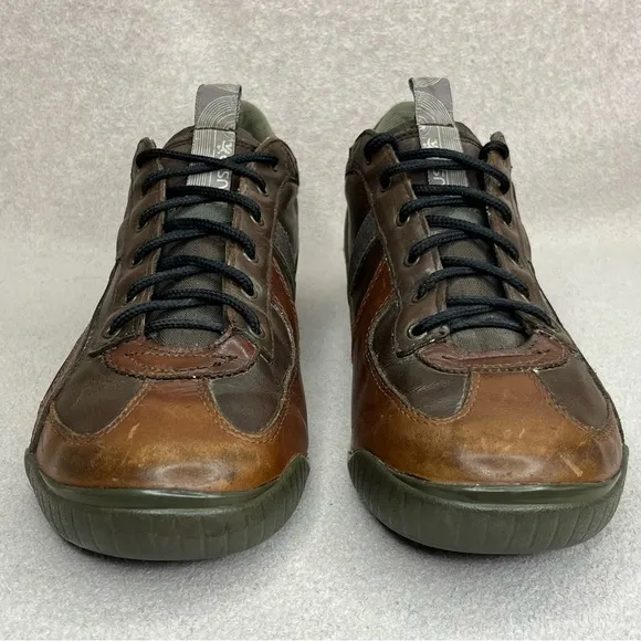 Cushe Leather Vinyl 45 Sneakers-Brown-Mens 11-Classic-Casual-Streetwear-Business