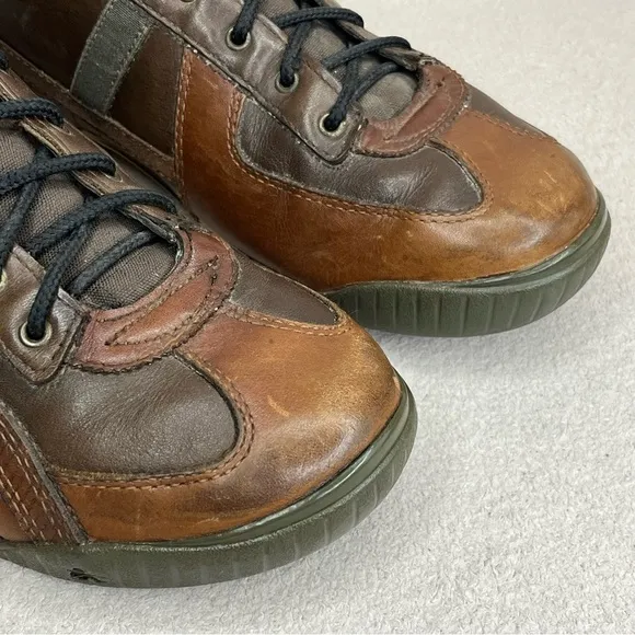 Cushe Leather Vinyl 45 Sneakers-Brown-Mens 11-Classic-Casual-Streetwear-Business