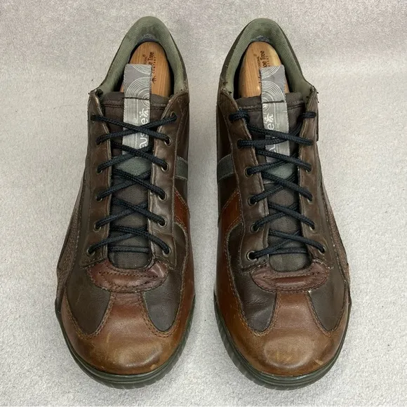 Cushe Leather Vinyl 45 Sneakers-Brown-Mens 11-Classic-Casual-Streetwear-Business