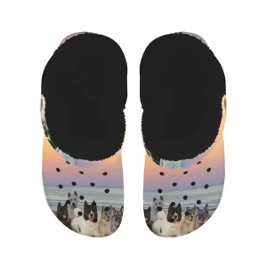 Custom Fleece lined Foam Clogs For Adults