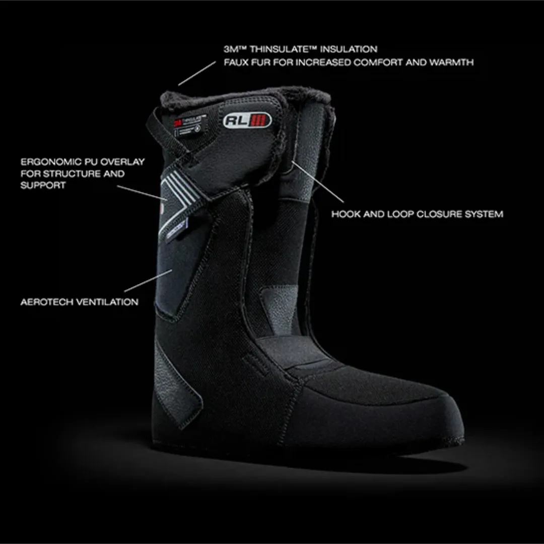 DC Men's Judge Boa Snowboard Boots - Grey/Grey/Orange