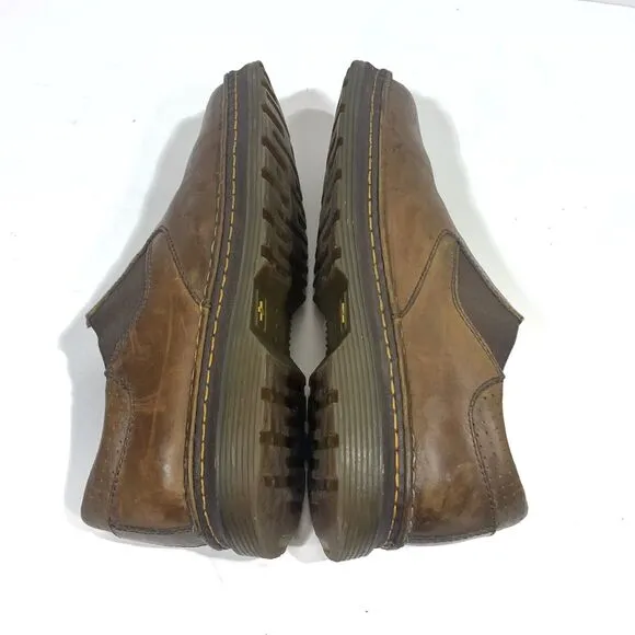 Dr. Marten’s Orson Brown Leather Slip On Comfort Loafers Men’s Size 11