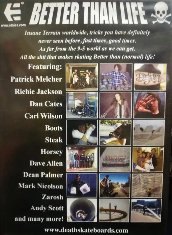DVD: Death Skateboards - Better than Life