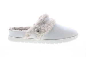 Easy Spirit Season2 SeSeason2 Womens Gray Suede Clogs Slippers Shoes