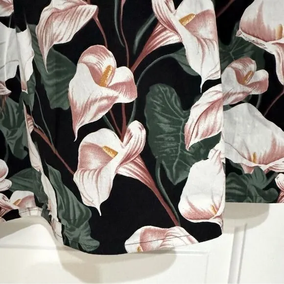 Express Tiered Floral Print Maxi Skirt Size XS