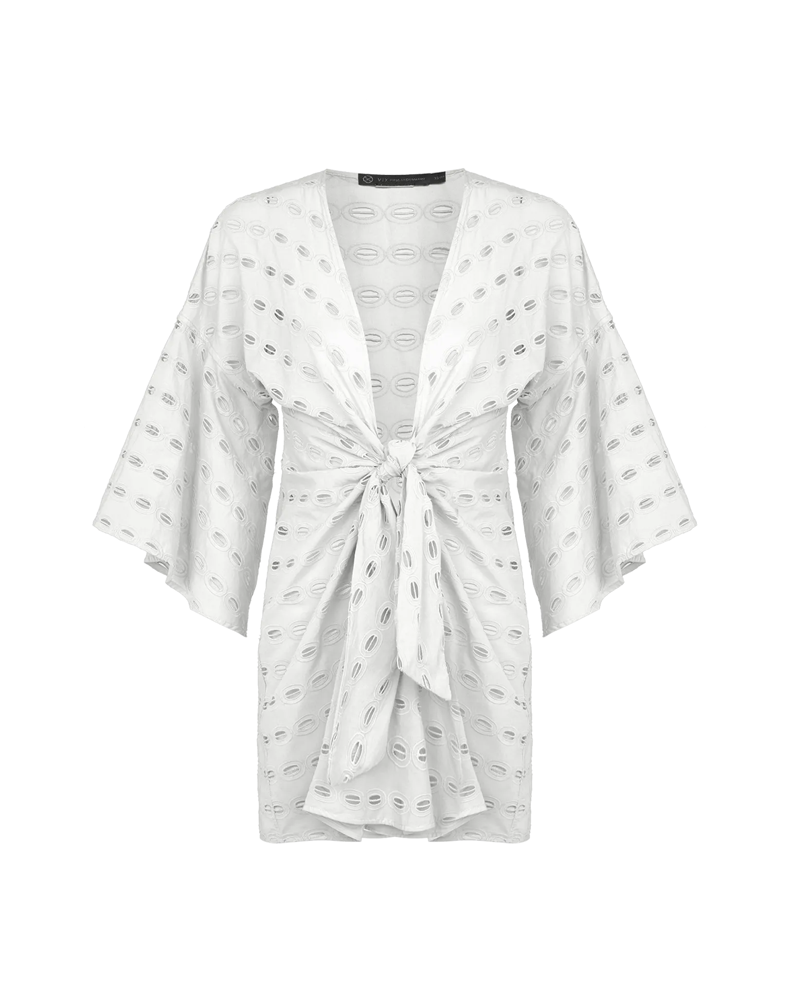 Eyelet Perola Short Cover Up - Off White