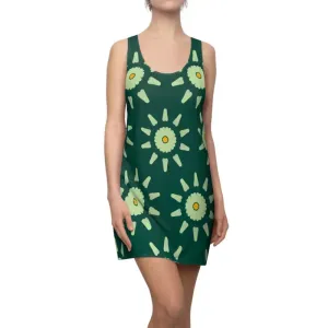 Fabulous Floral Racerback Dress Exuding Chic Vibes