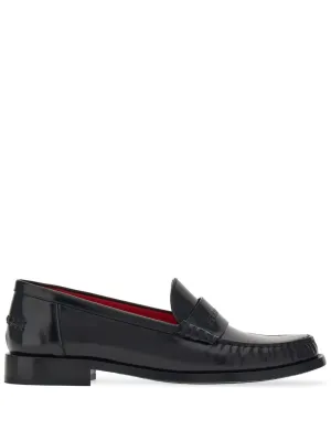 Ferragamo debossed-logo leather loafers