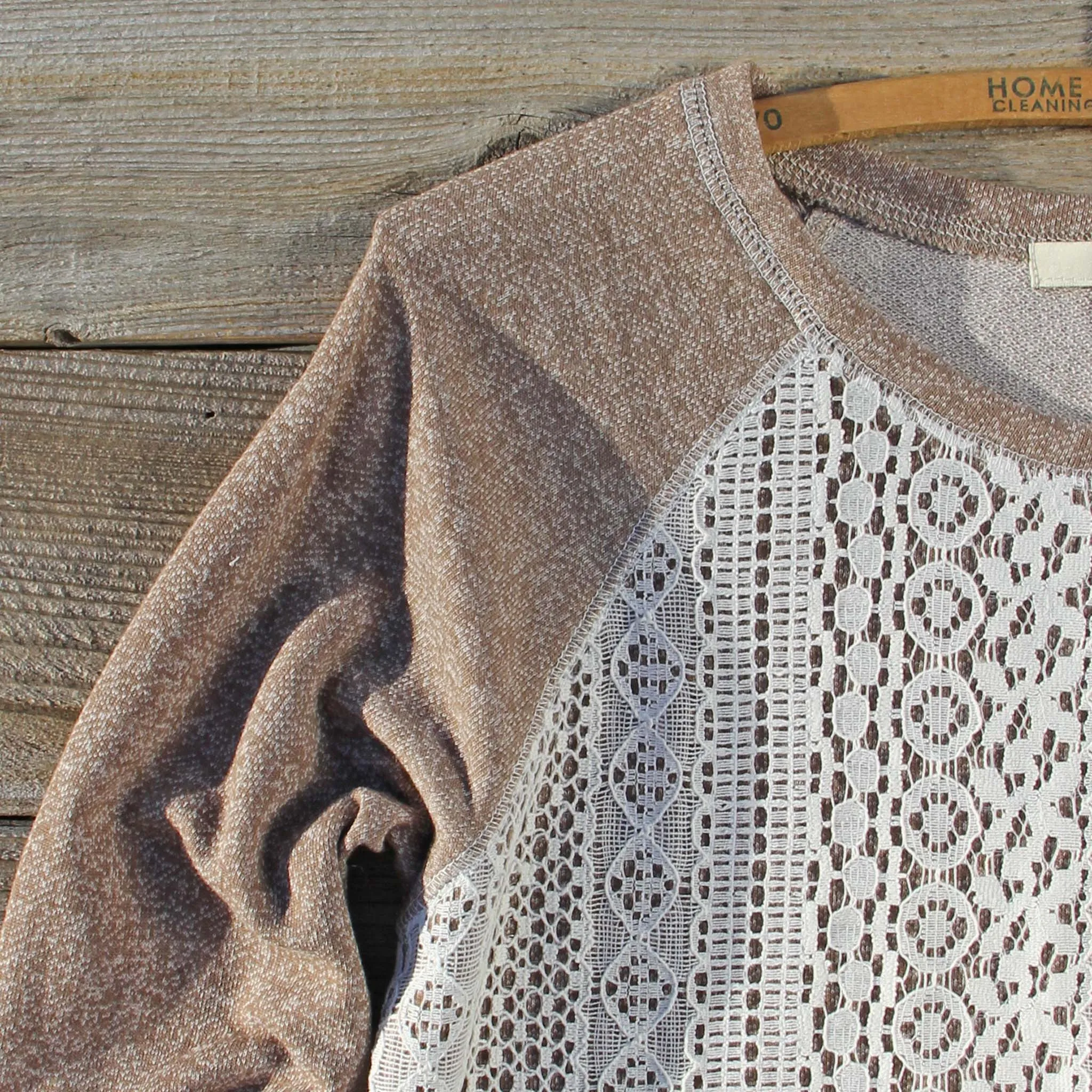 Fireside Nights Lace Sweatshirt