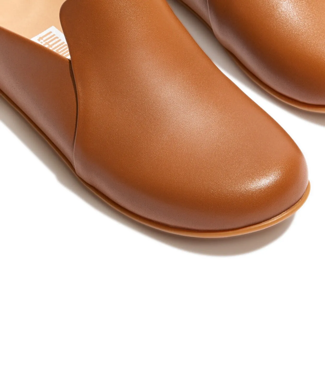 FitFlop Chrissie II Haus Leather Slippers Tan