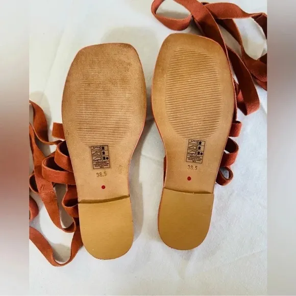 Free People Suede Strappy Sandals