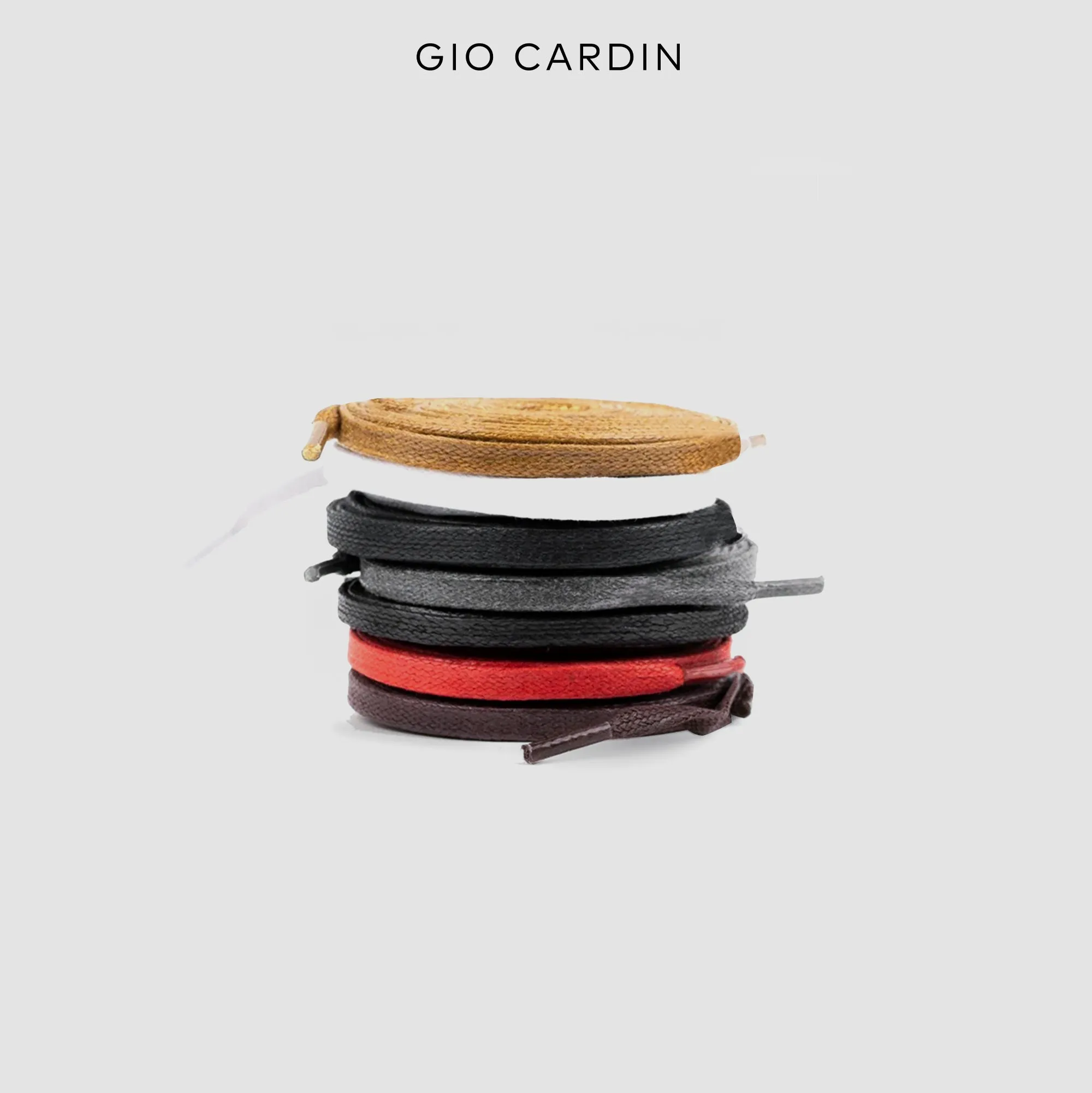 GIO CARDIN PREMIUM NYLON WAXED SHOELACE 115 CM